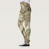 Leggings der Weltkarten-1689 (Links)