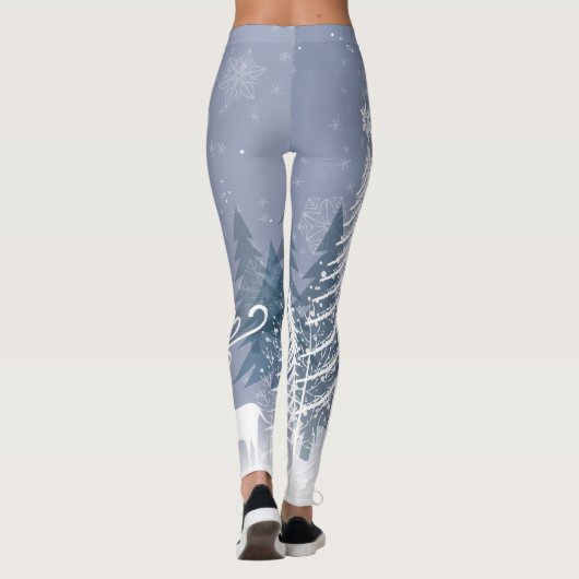 Leggings der Winterlandschaft (Rückseite)