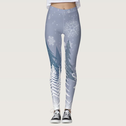 Leggings der Winterlandschaft (Vorderseite)