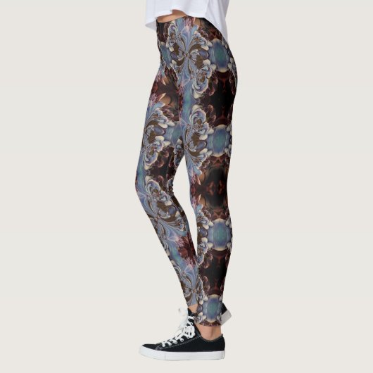 Leggings des Boho Fraktal Art (Links)