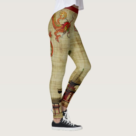 Leggings des chinesischen Drachen (Rechts)