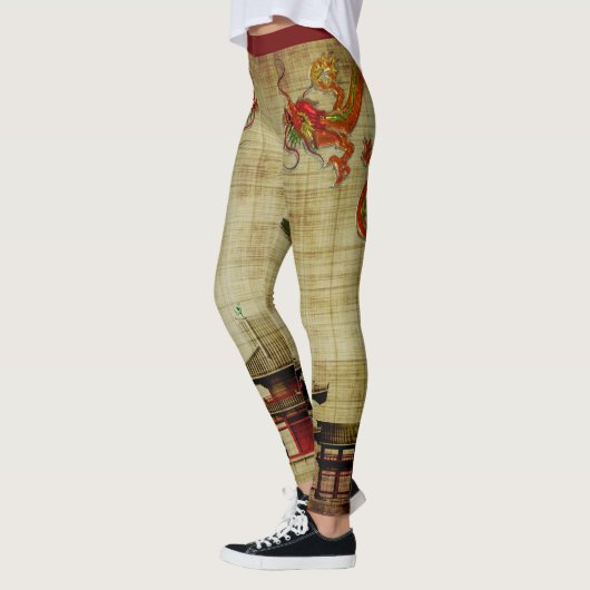 Leggings des chinesischen Drachen (Links)