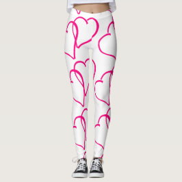 Leggings des doppelten Herzens