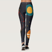 Leggings des dynamischen Sonnensystems der kosmisc (Rückseite)