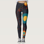 Leggings des dynamischen Sonnensystems der kosmisc (Vorderseite)