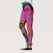 Leggings des farbigen Designers (Links)