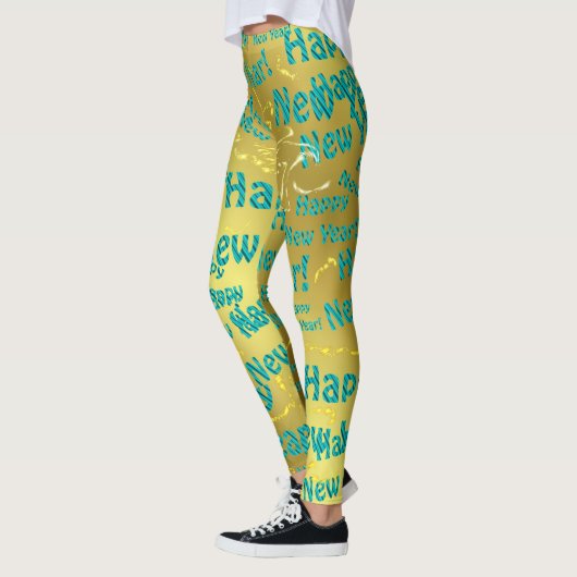 Leggings des glücklichen neuen Jahres (Links)