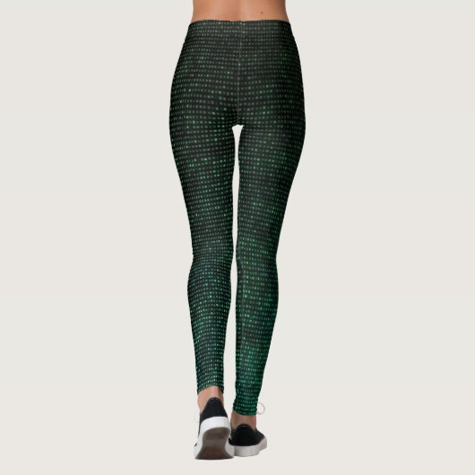 Leggings des grünen Cybers (Rückseite)