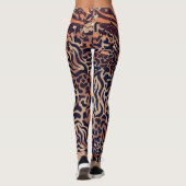 Leggings des japanischen Tigermusters (Rückseite)
