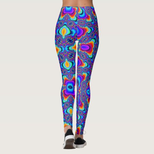 LEGGINGS DES KARNEVAL-(FRAKTAL-EXPLOSION) (Rückseite)