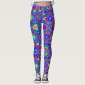 LEGGINGS DES KARNEVAL-(FRAKTAL-EXPLOSION) (Vorderseite)