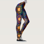 Leggings des kosmischen Traums: Sonne und Mond Leg (Rechts)