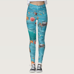 Leggings des Meereslebens