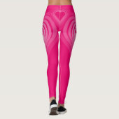 Leggings des rosa Herzens (Rückseite)