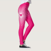 Leggings des rosa Herzens (Rechts)