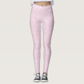 Leggings des rosa Herzens (Vorderseite)