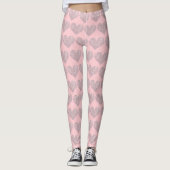 Leggings des rosa Herzens (Vorderseite)