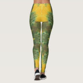 Leggings des Rotbraunen Kaleidoskops (Rückseite)