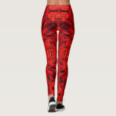 Leggings des Roten Kaleidoskops (Rückseite)