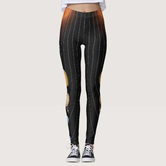 Leggings des Sonnensystems (Vorderseite)