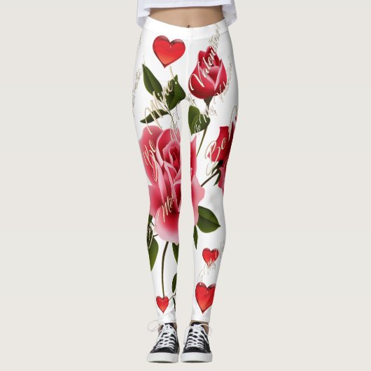 Leggings des Valentines Tages (Vorderseite)