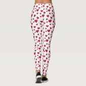Leggings des Valentinstag-Patterns (Rückseite)