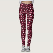 Leggings des Valentinstag voller Herzen (Vorderseite)