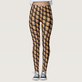 Leggings, die sich durch einen schmucklosen Feuerk Leggings (Vorderseite)