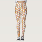 Leggings, die sich durch einen schmucklosen Feuerk Leggings (Vorderseite)