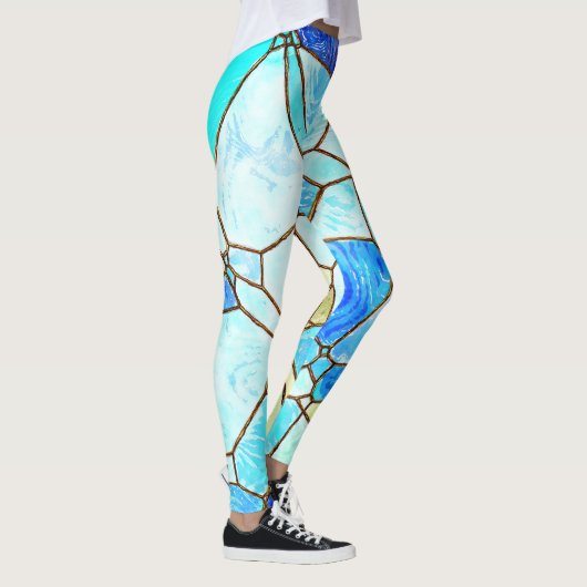 Leggings drucken farbig und einzigartig für Frauen (Rechts)