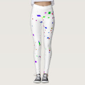 Leggings - Fallende Konfetti (Vorderseite)
