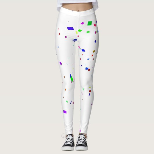 Leggings - Fallende Konfetti (Vorderseite)