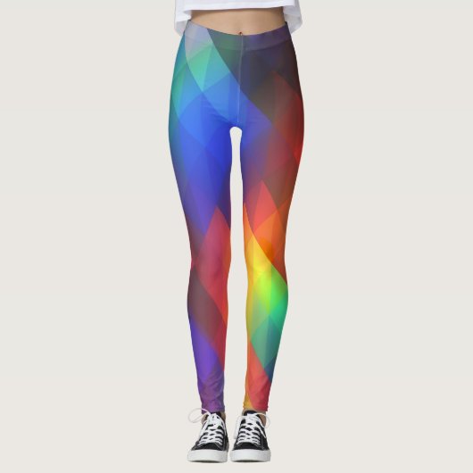 LEGGINGS - Farben des Regenbogens (Vorderseite)