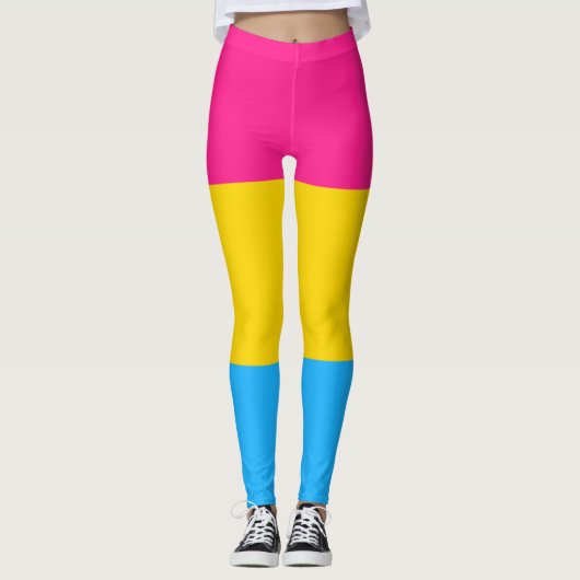 Leggings, farbenfrohe Leggings für Frauen (Vorderseite)