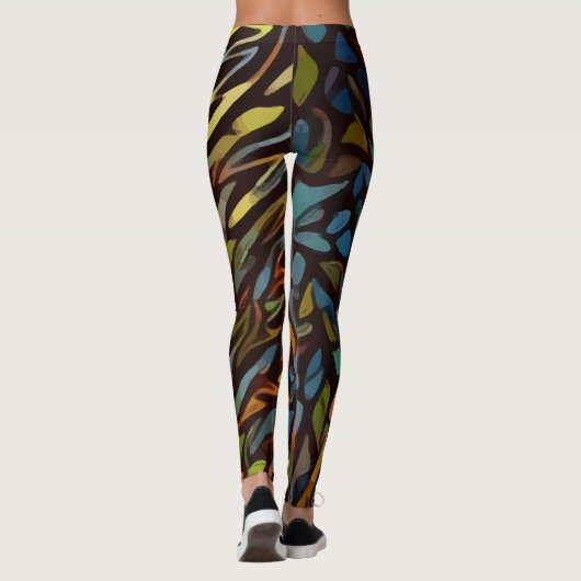 Leggings farbig (Rückseite)