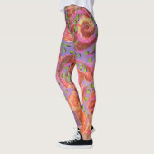 Leggings - Farbige Schwirbel (Links)