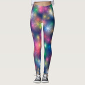 Leggings/Farbige Sterne Leggings (Vorderseite)