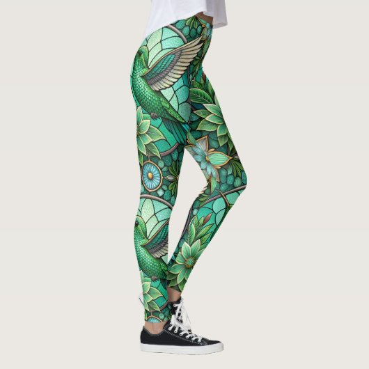 Leggings featuring a stained-glass style design (Rechts)