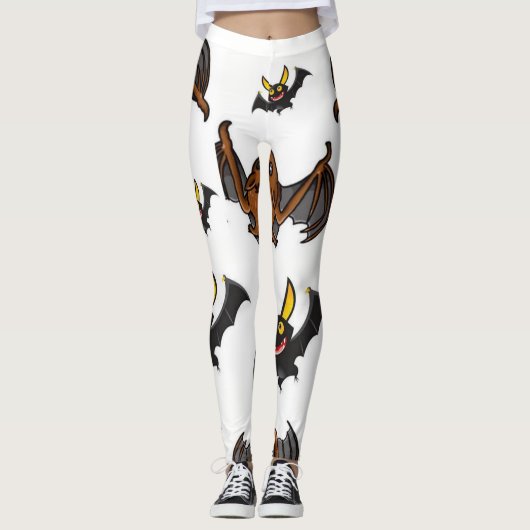 Leggings Fledermäuse (Vorderseite)