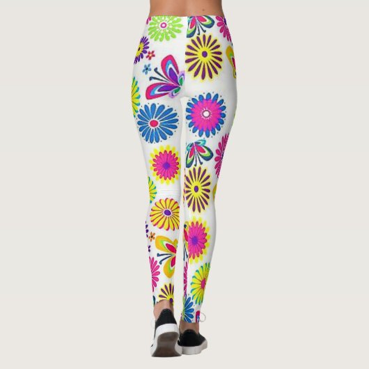 Leggings floral (Rückseite)