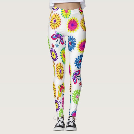 Leggings floral (Vorderseite)