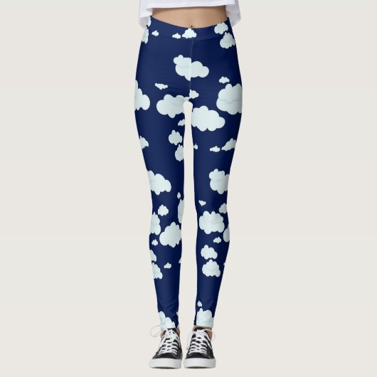 Leggings "Fluffy Clouds" (Vorderseite)