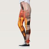 Leggings Foto, Silhouette Mann (Links)