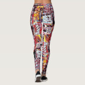 Leggings – Fragmentierter Puls (Rückseite)