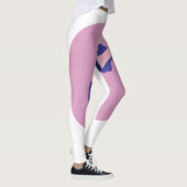 Leggings Frau Athleten rosafarben (Rechts)