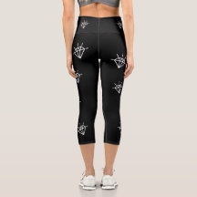 Leggings Frau Black Diam's Schwarzer Diamant
