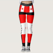 Leggings Frau Design Canada (Vorderseite)