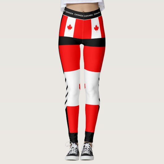 Leggings Frau Design Canada (Vorderseite)
