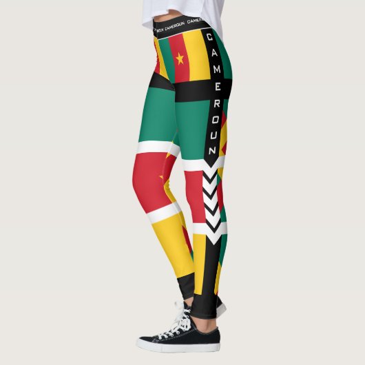 Leggings Frau Design Kamerun (Links)