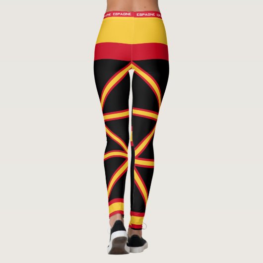 Leggings Frau Design Spanien (Rückseite)
